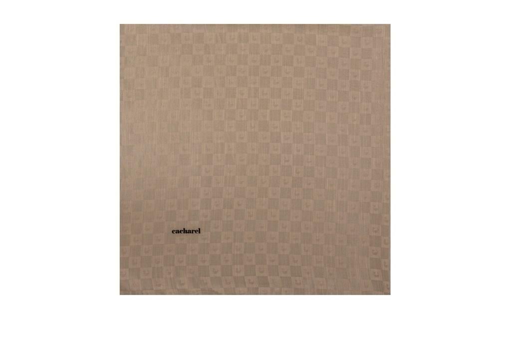 Cacharel Logolu İpek Koton Jakar Eşarp 8932982-933