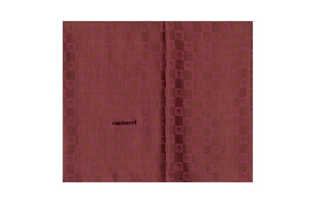 Cacharel Logolu İpek Koton Jakar Etol Şal 8936983-993