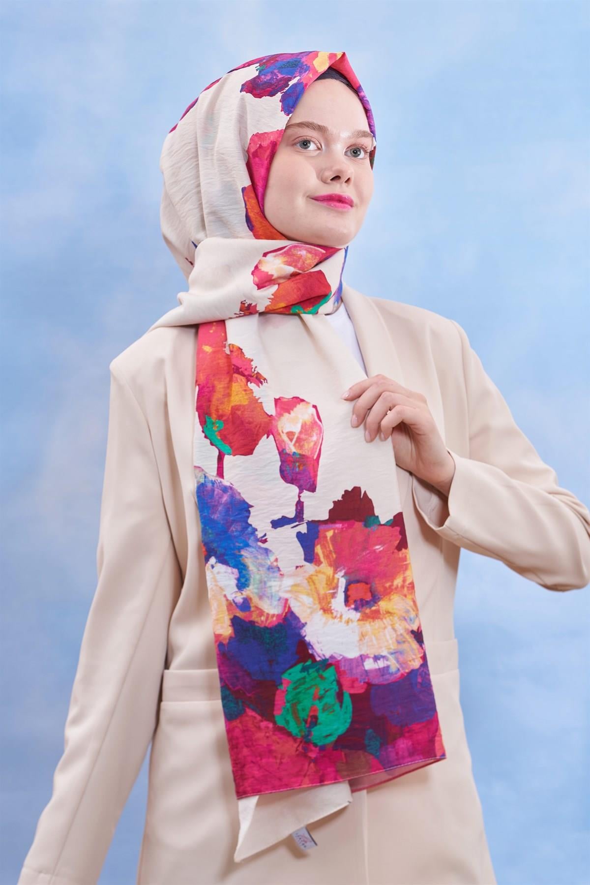 Diamond Peony 2044-Bej Fuşya