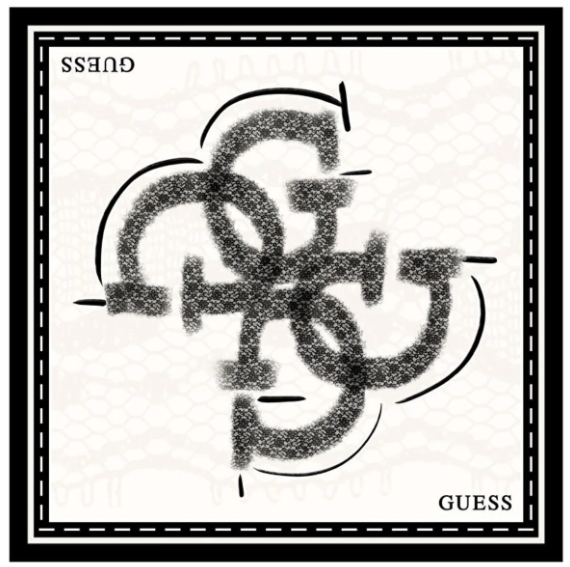 Guess Tivil İpek Eşarp AW5726SIL90-Bla