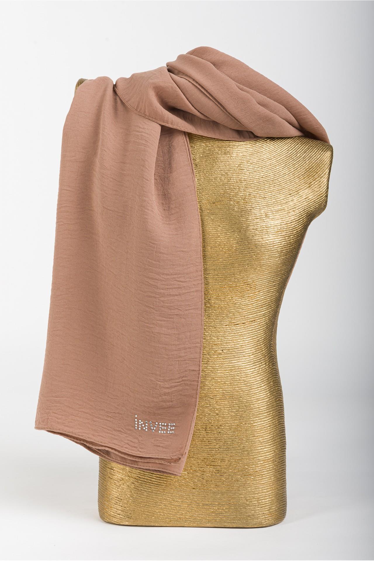 İnvee Caz Şal 1246-Camel