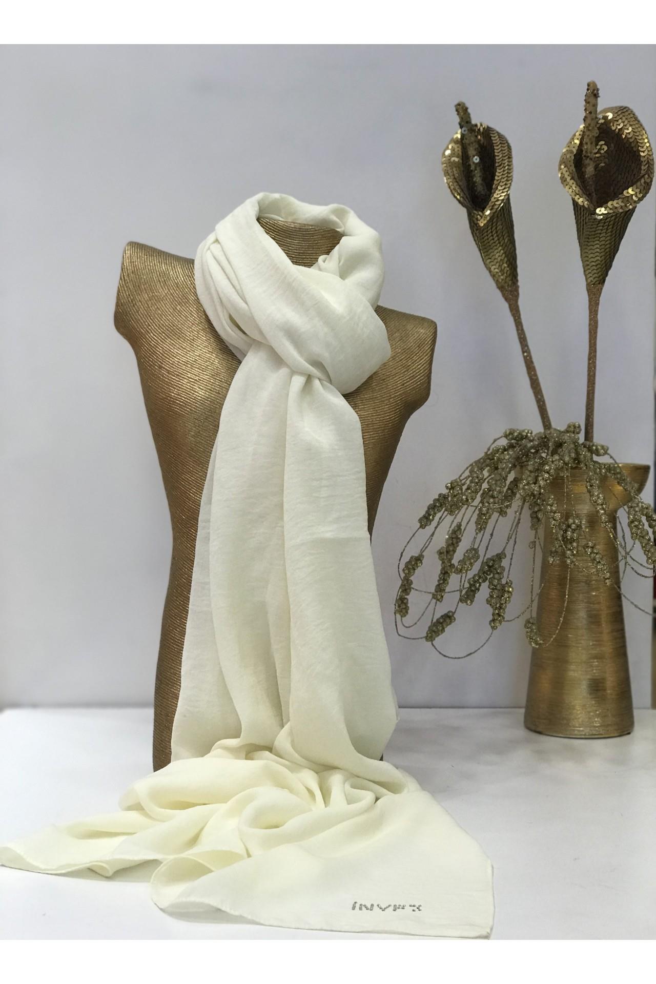 İnvee Caz Şal 1246-Vanilya