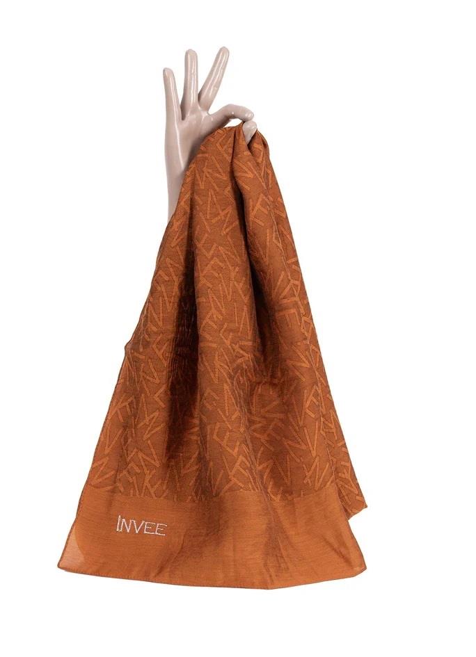İnvee Desen Şal 1550-Taba