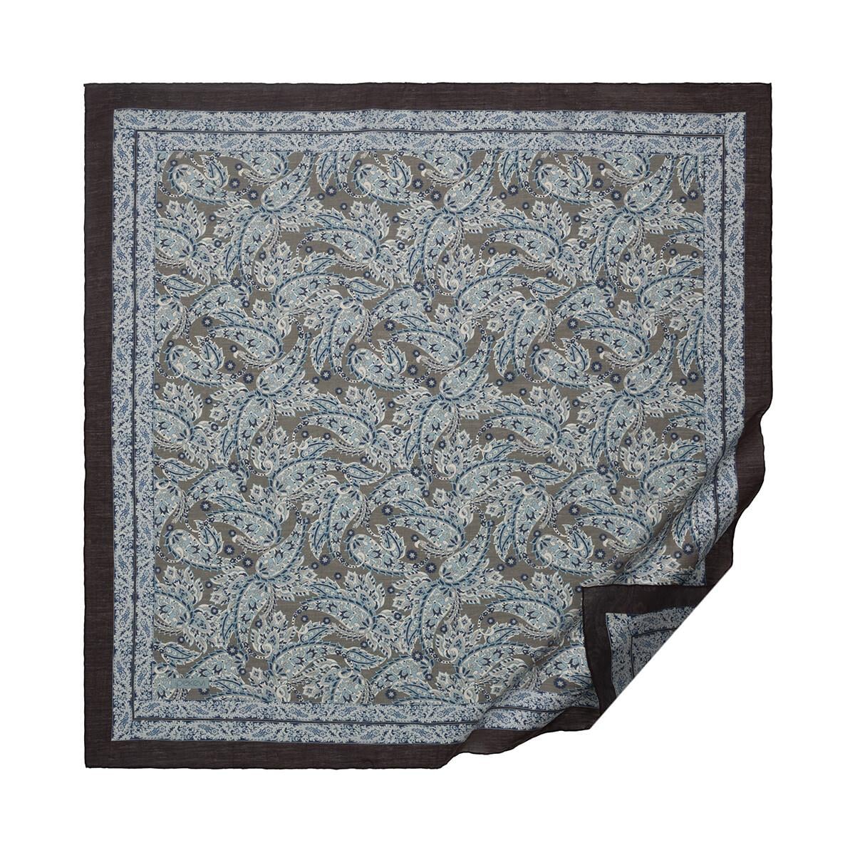 İpekev Mezopotamya Model 03 Desenli Tensel Soft Eşarp 02226-Siyah
