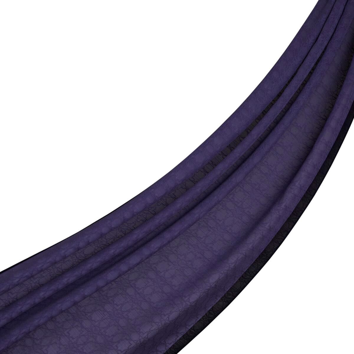 İpekevi Dört Mevsim Monogram Desen Şal 04356-Menekşe