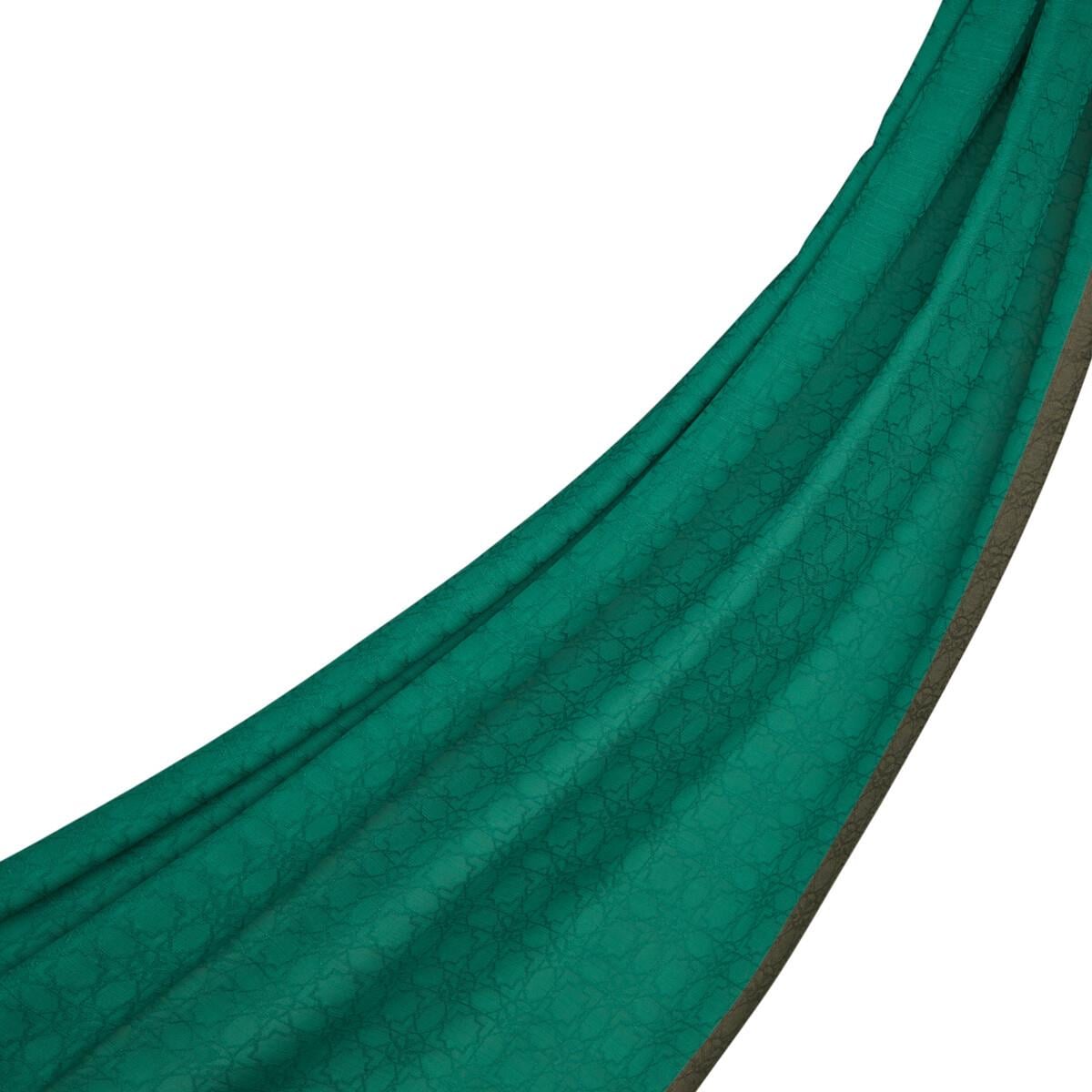 İpekevi Dört Mevsim Monogram Desen Şal 04356-Benetton