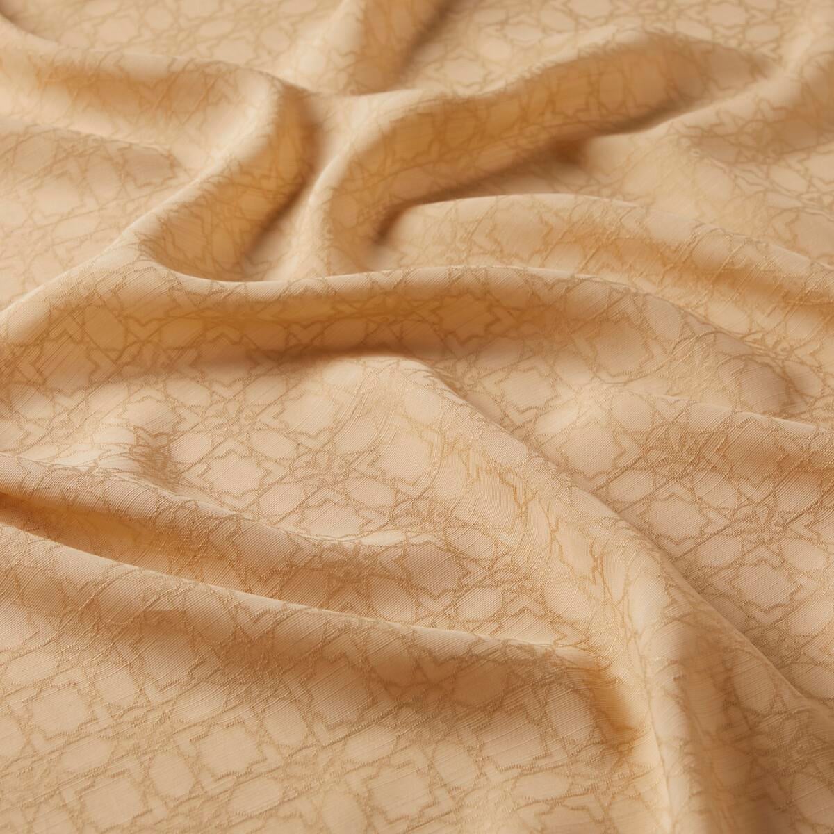 İpekevi Dört Mevsim Monogram Desen Şal 04356-Camel