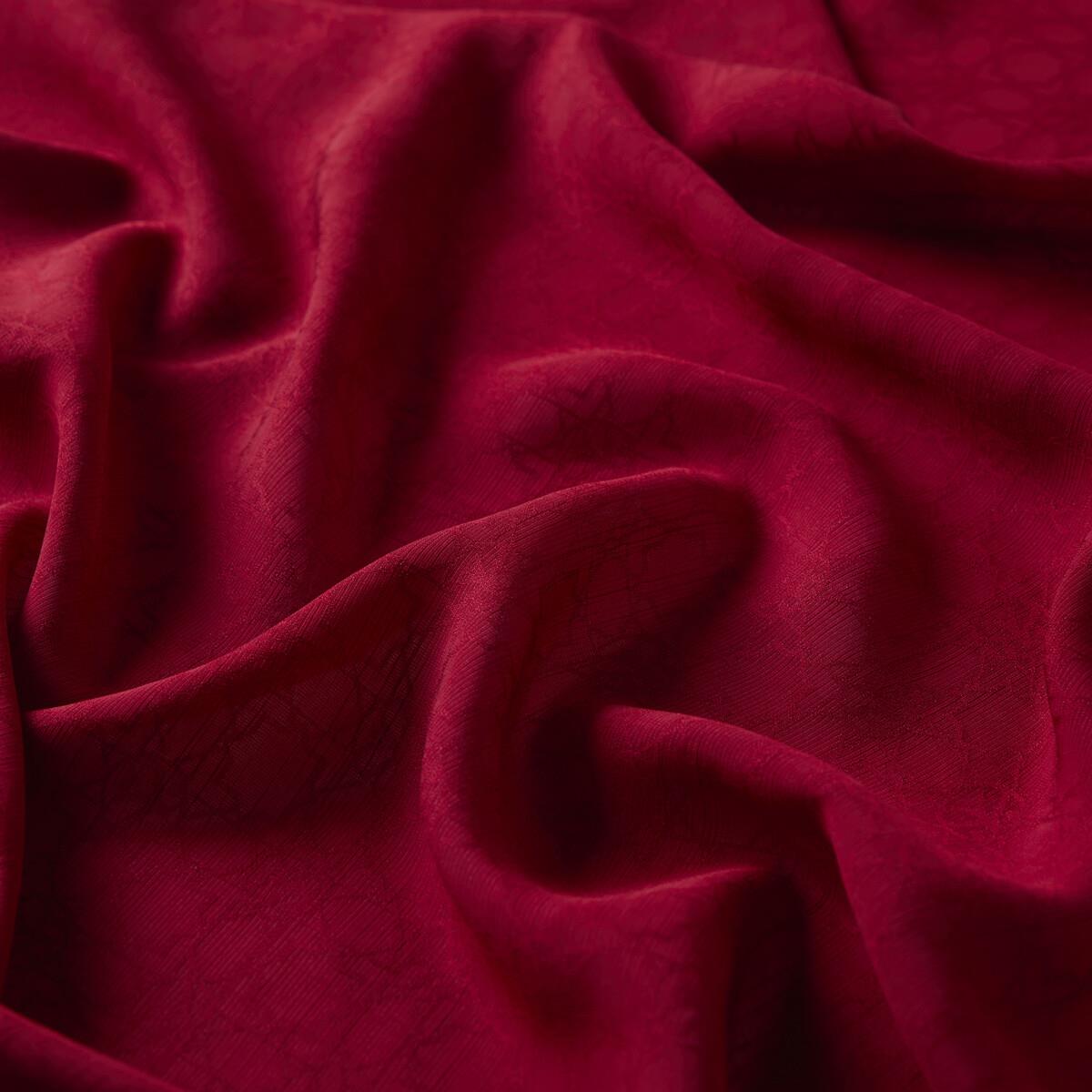 İpekevi Dört Mevsim Monogram Eşarp 04357-Bordo