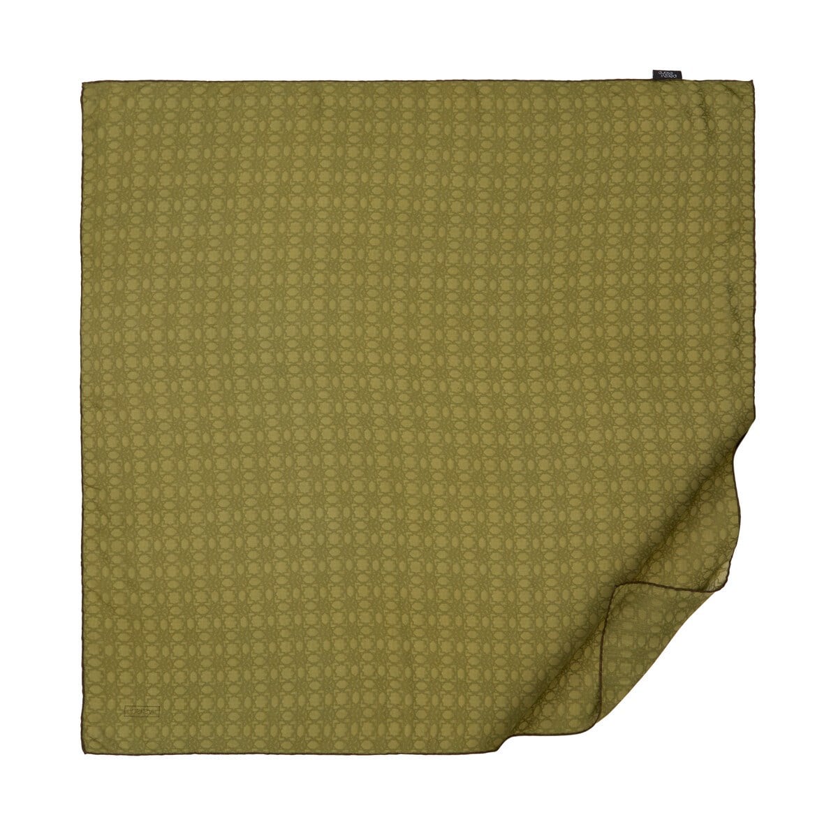İpekevi Dört Mevsim Monogram Eşarp 04358-Osmanlı Yeşili