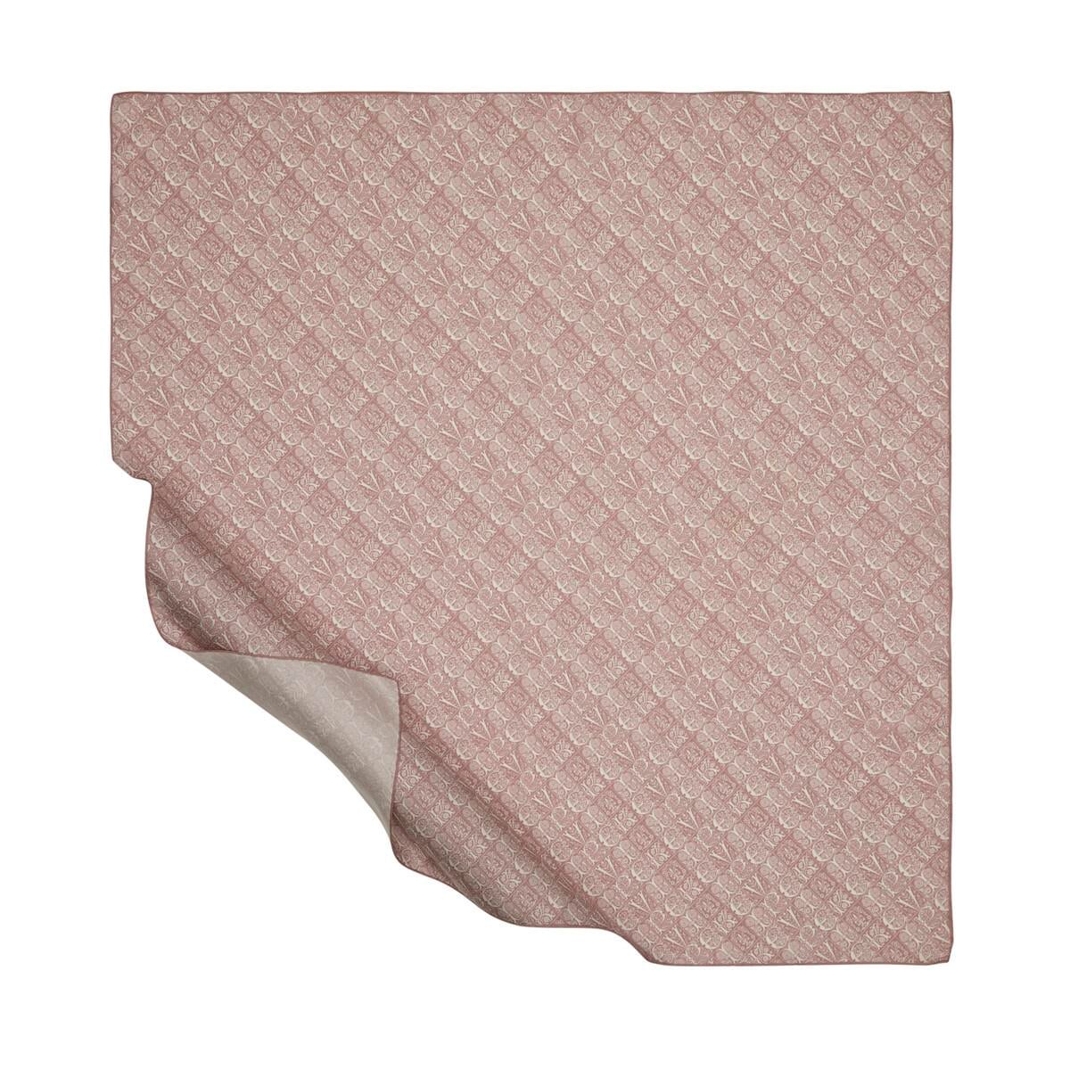 İpekevi Etnik Monogram Eşarp 01245-Gül Kurusu