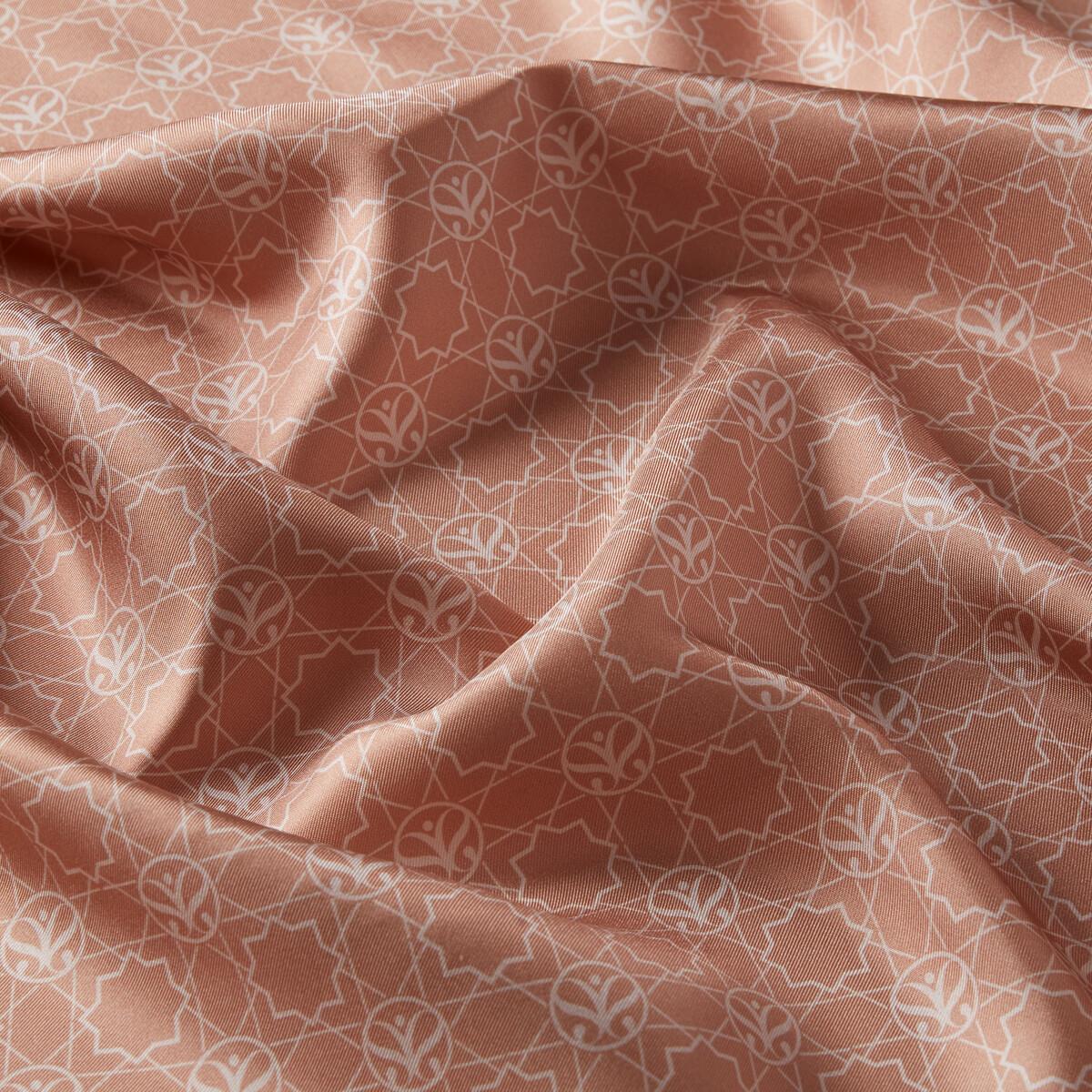 İpekevi Mini Seljuk Monogram Eşarp 01123-Şeftali