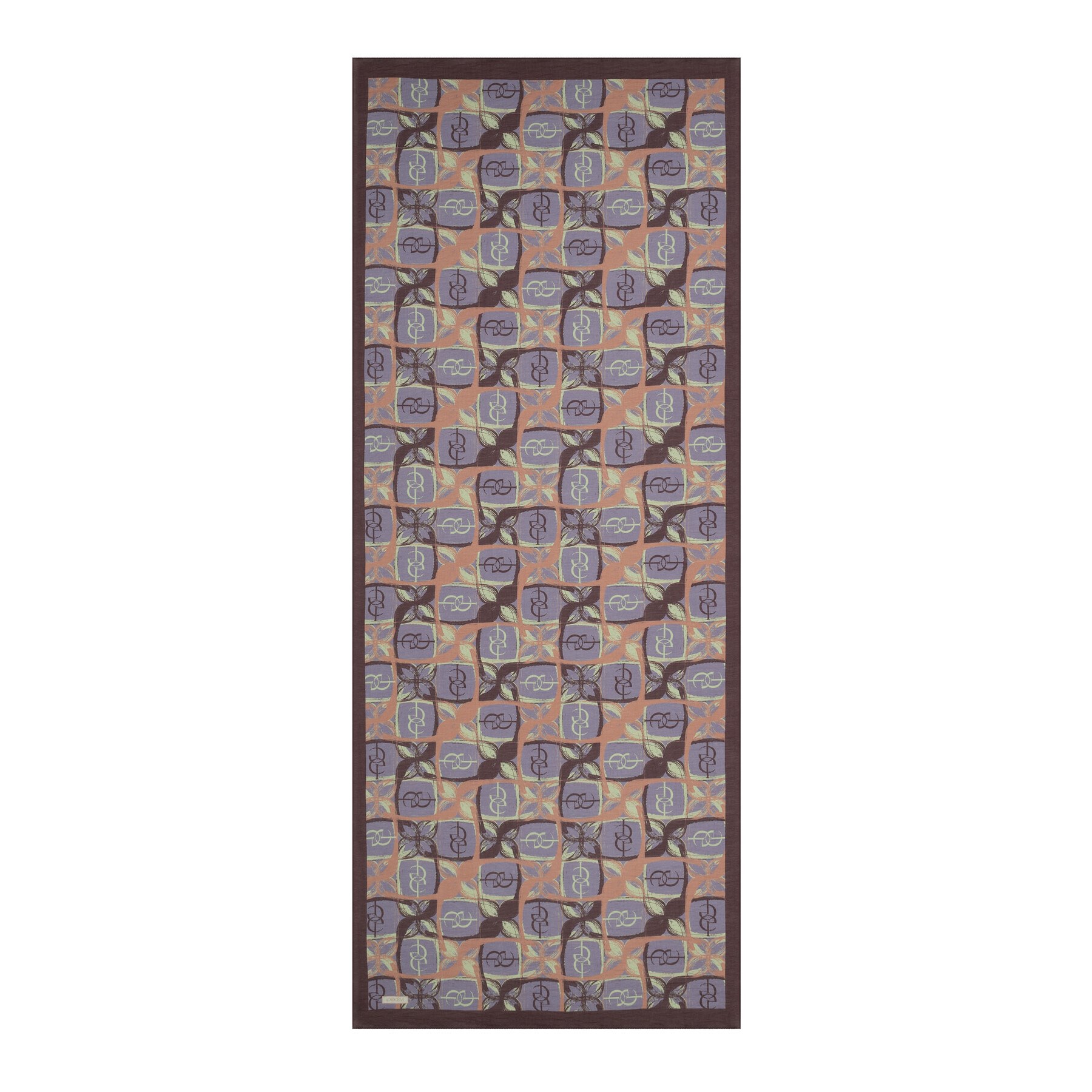 İpekevi Mono Döngü Tensel Şal 03889-İncir Moru