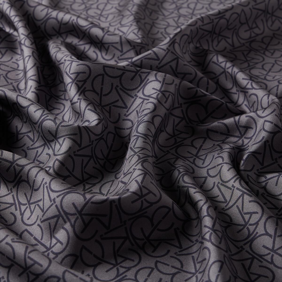 İpekevi Typo Monogram Tivil İpek Eşarp-Violet