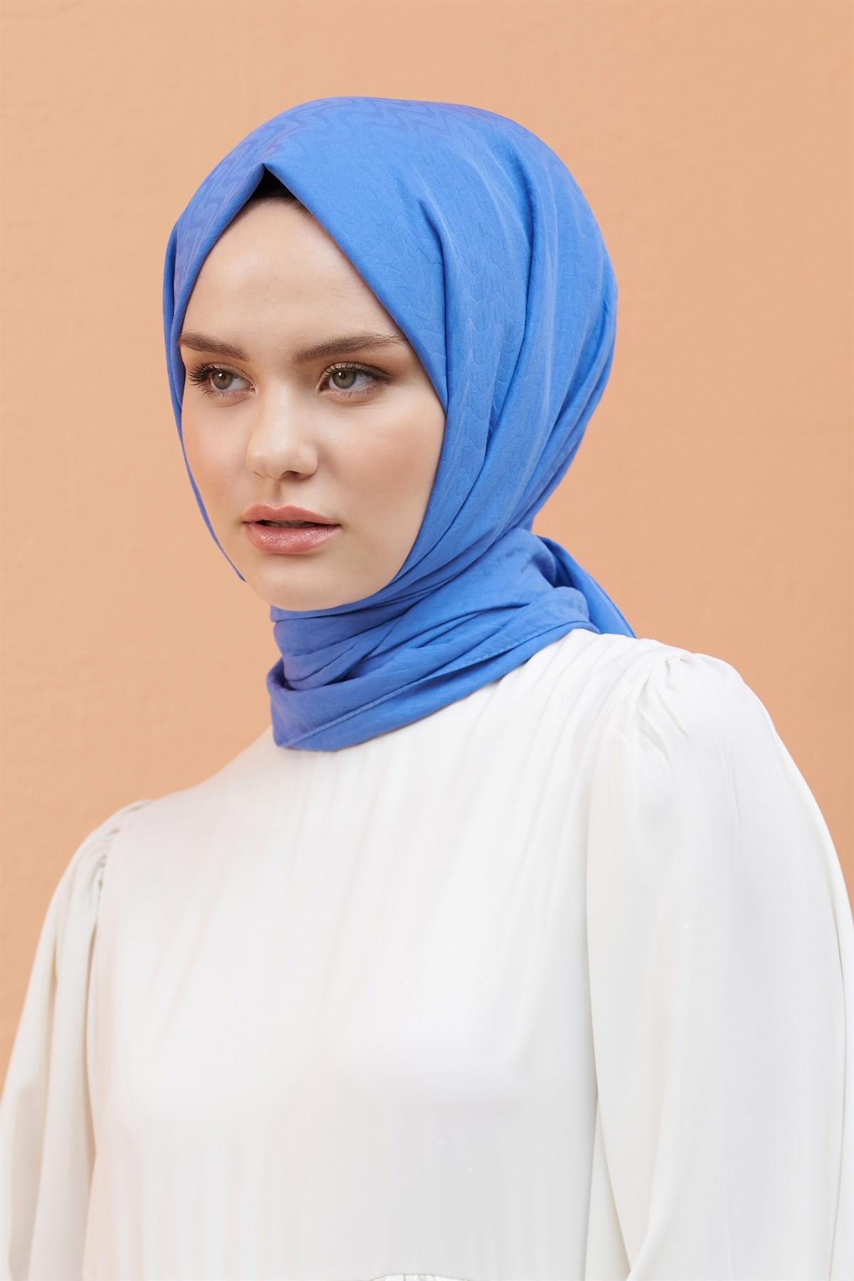 Kayla Şal 2067-İndigo