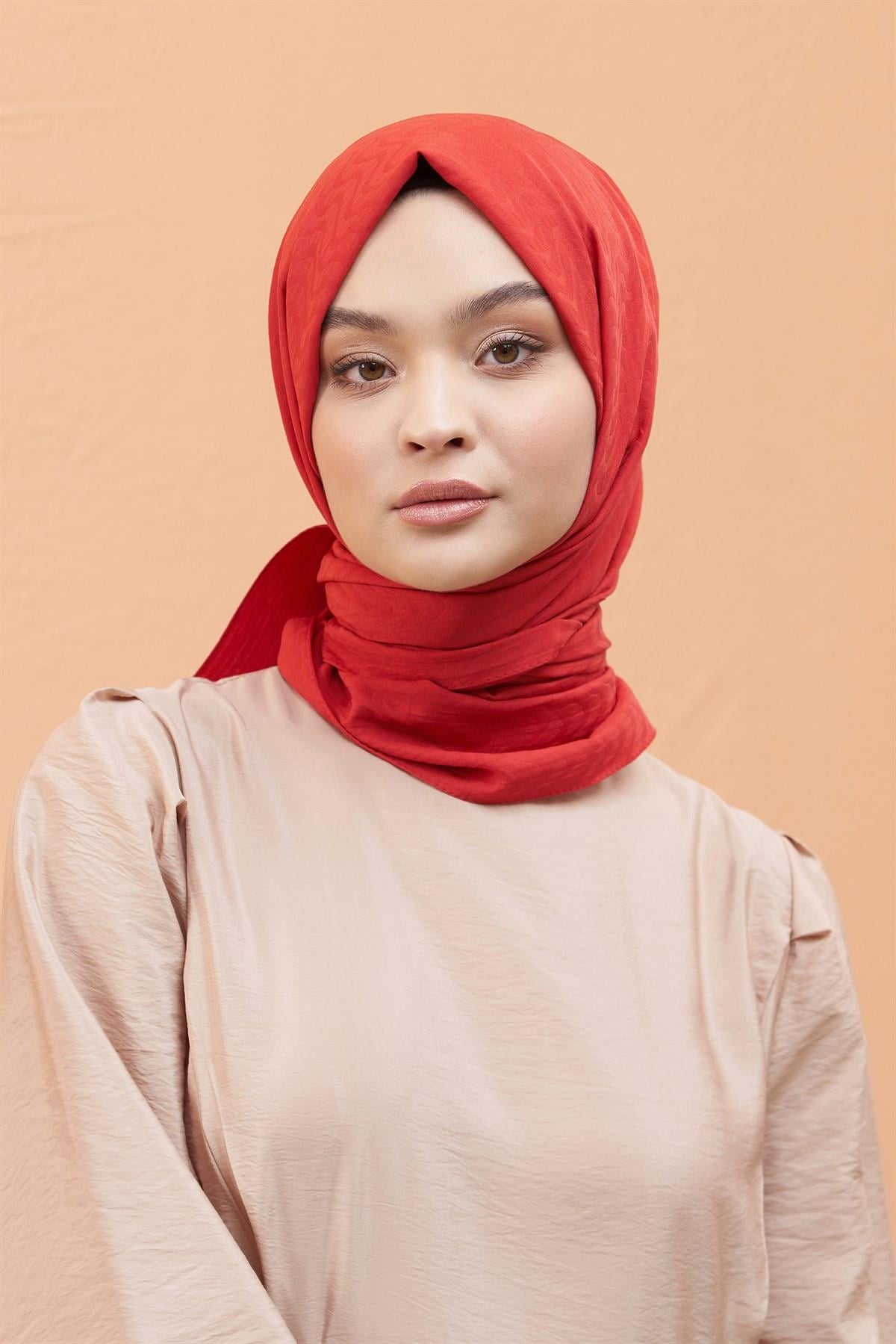 Kayla Şal 2067-Kırmızı