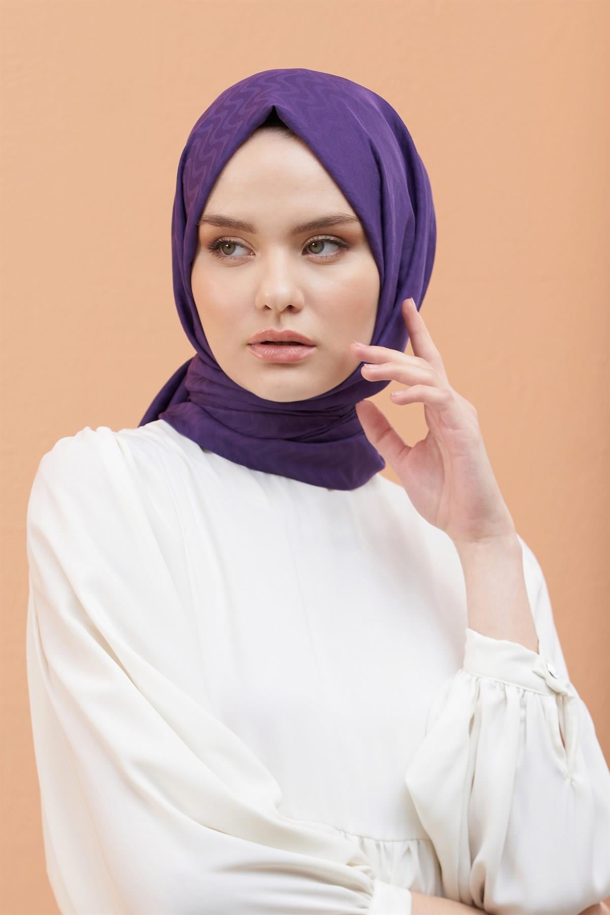 Kayla Şal 2067-Mürdüm