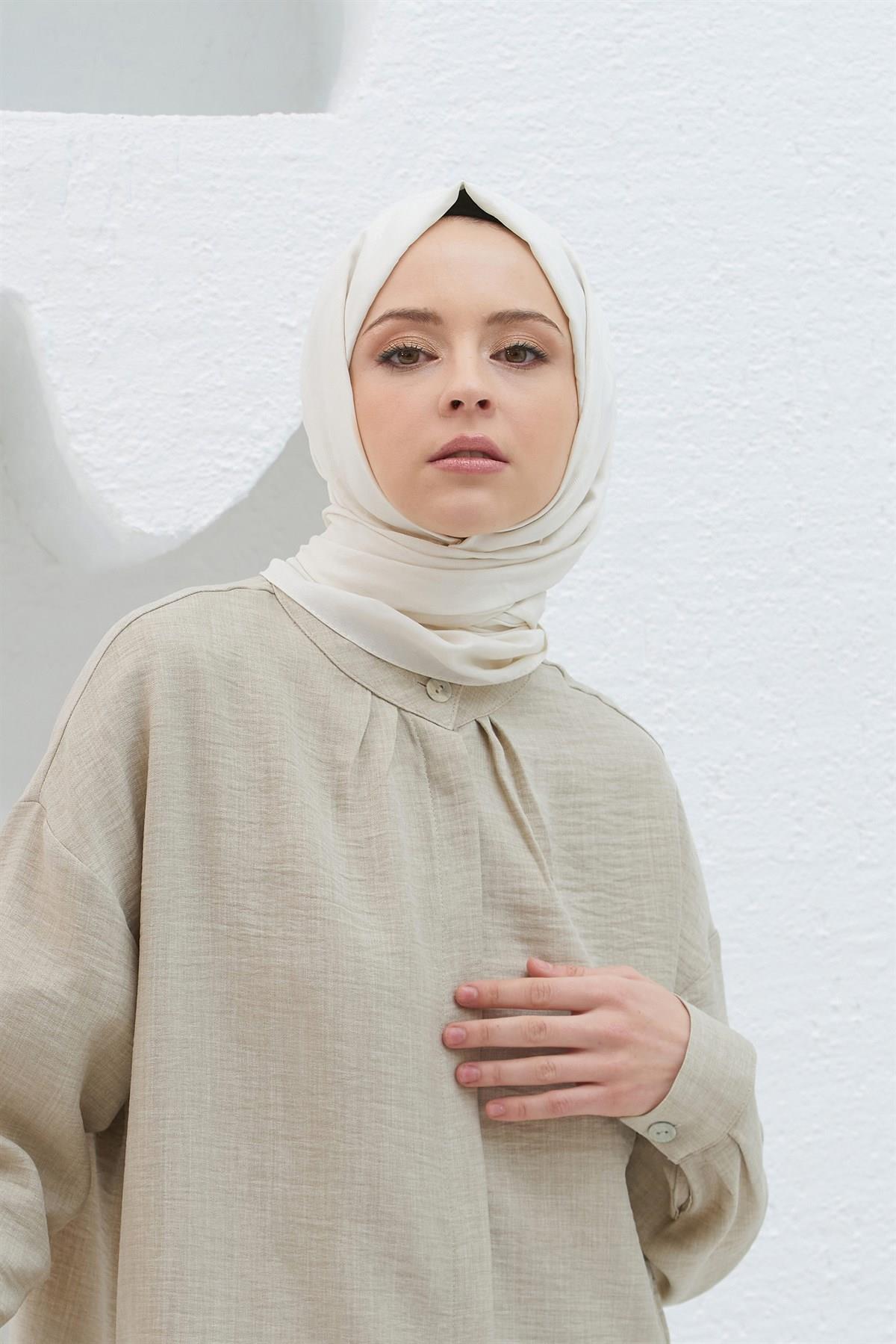 Loryan Şal 2053-Ekru