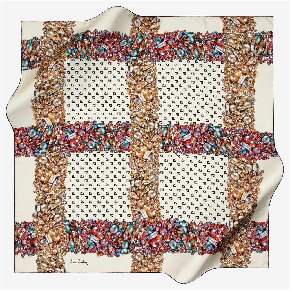 Pierre Cardin Crepe Saten İpek  Eşarp 7043230-315