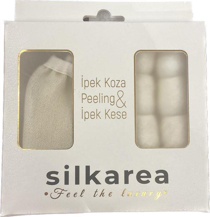Silkarea İpek Koza Peeling & İpek Kese-Std