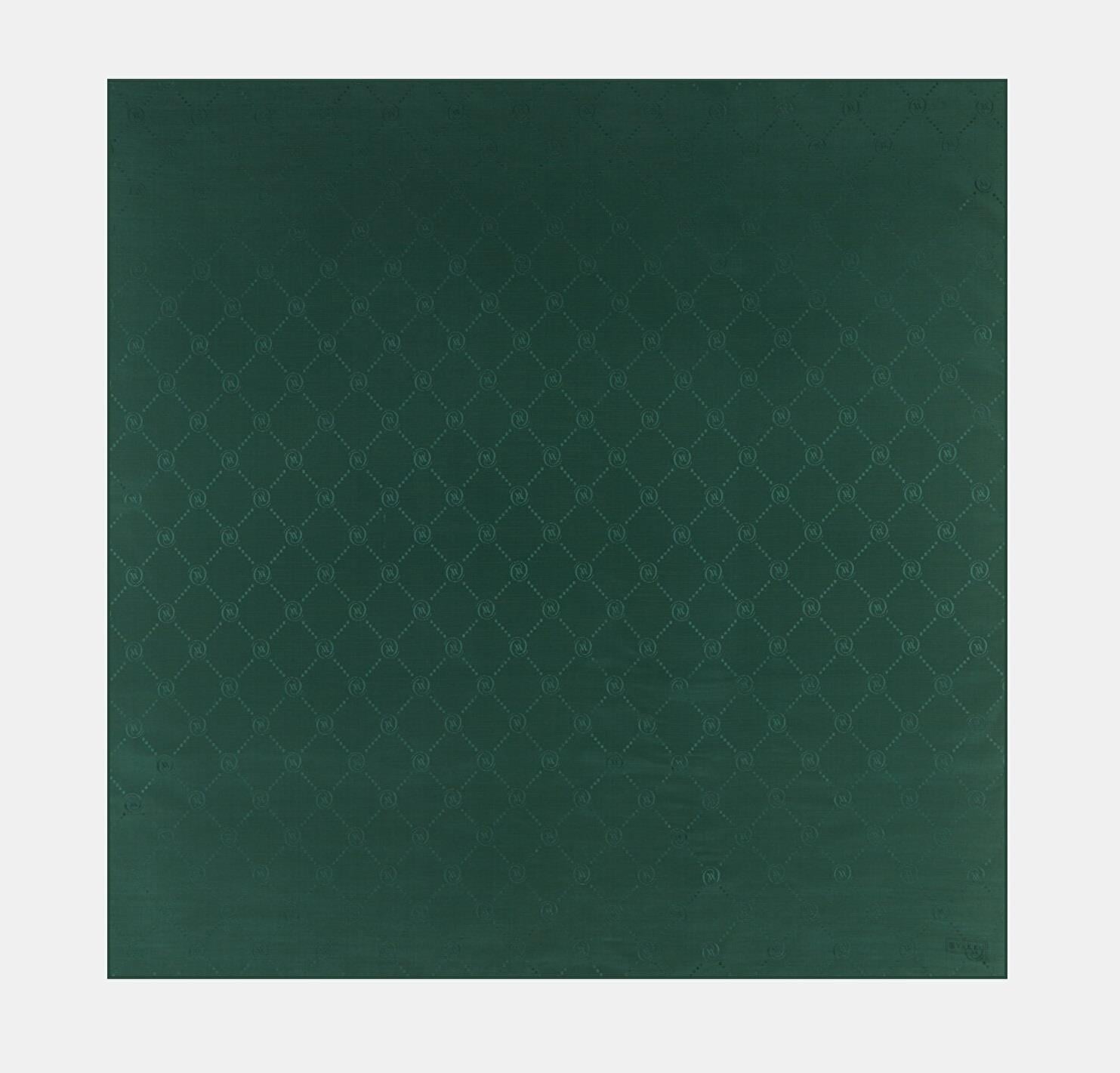 Vakko Monogram Pamuk İpek Eşarp 40828-Nefti