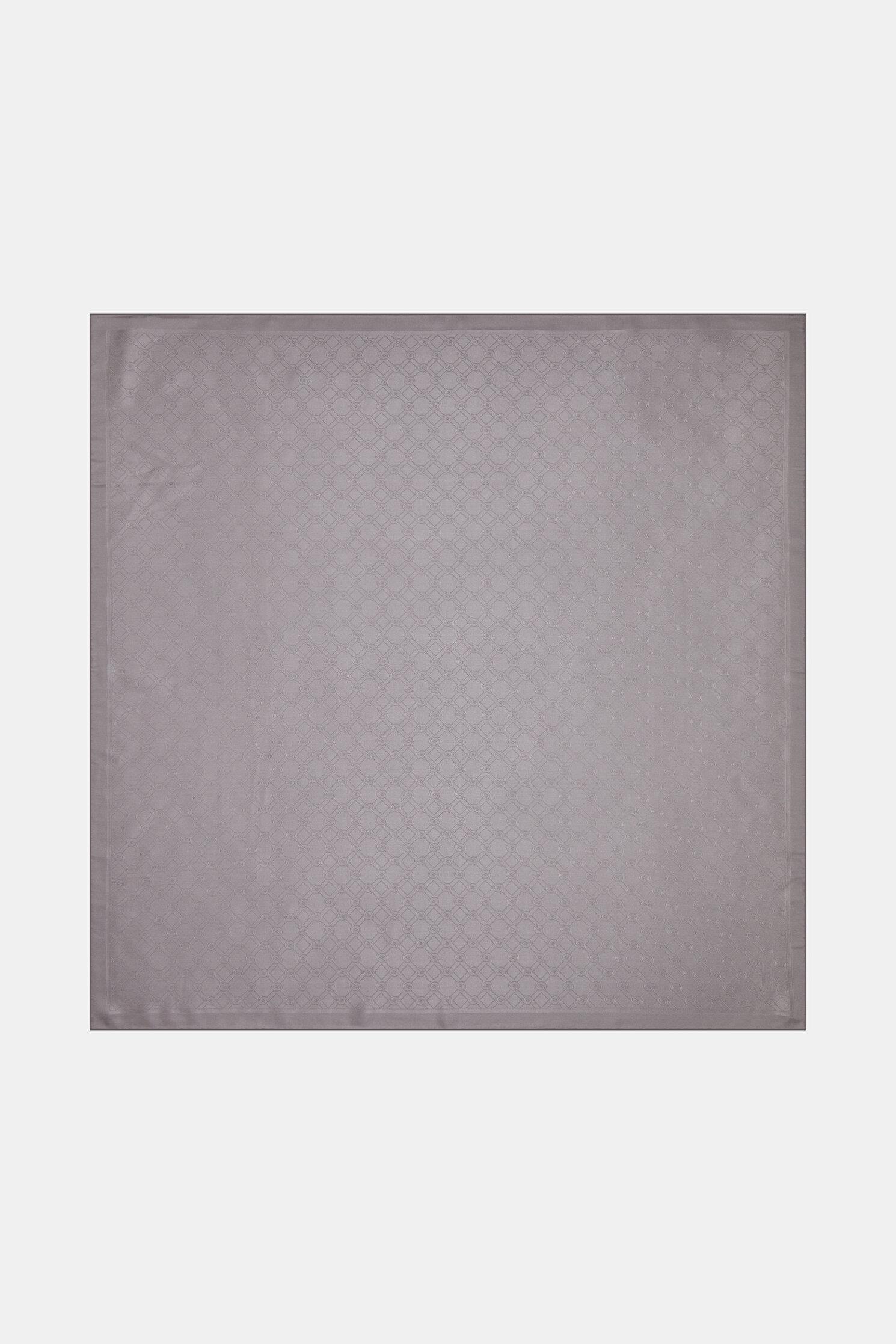 Vakko Özel Seri Monogram Jakarlı Eşarp 40843-Gri