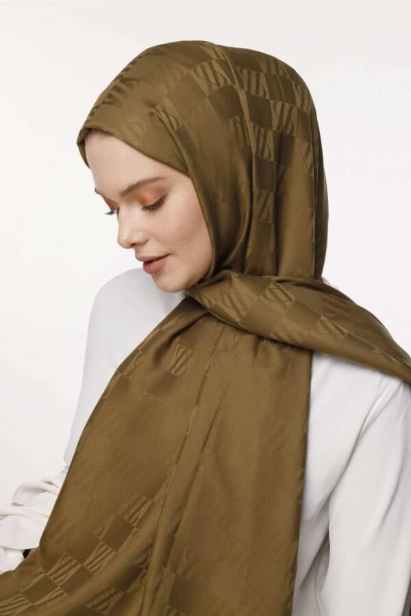 Valor Scarf İcon Desen Şal 2593-Asker Yeşili