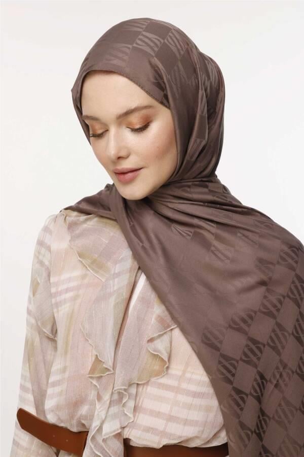 Valor Scarf İcon Desen Şal 2593-Bademi