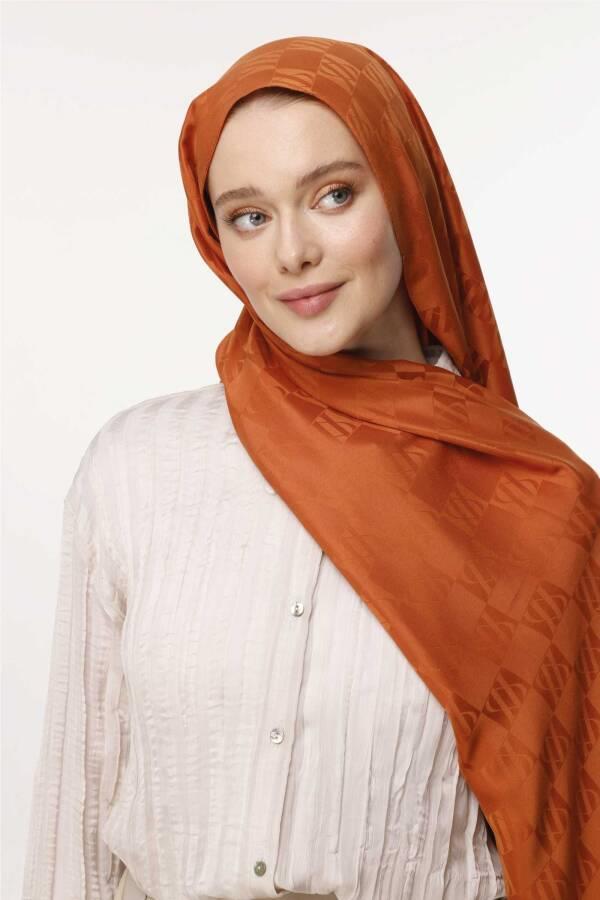 Valor Scarf İcon Desen Şal 2593-Mandalin