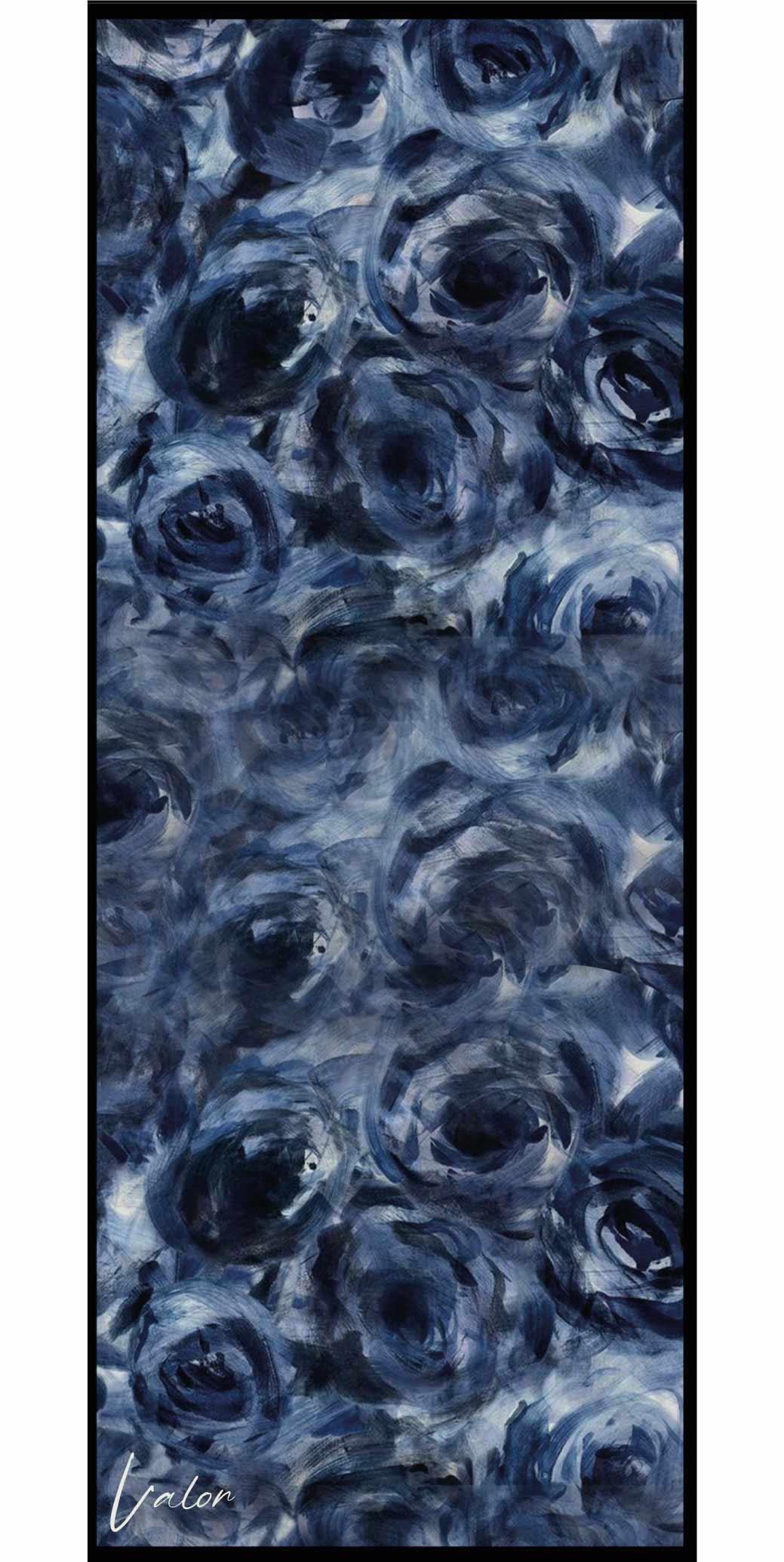 Valor Scarf Watercolor Dark Rose Şal 10112024-2494