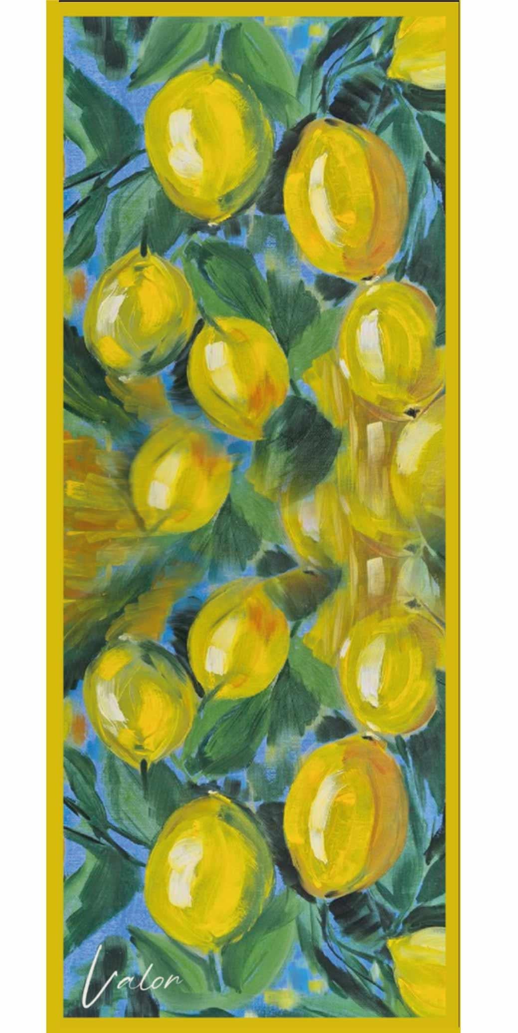 Valor Scarf Watercolor Lime Şal 08112024-2496