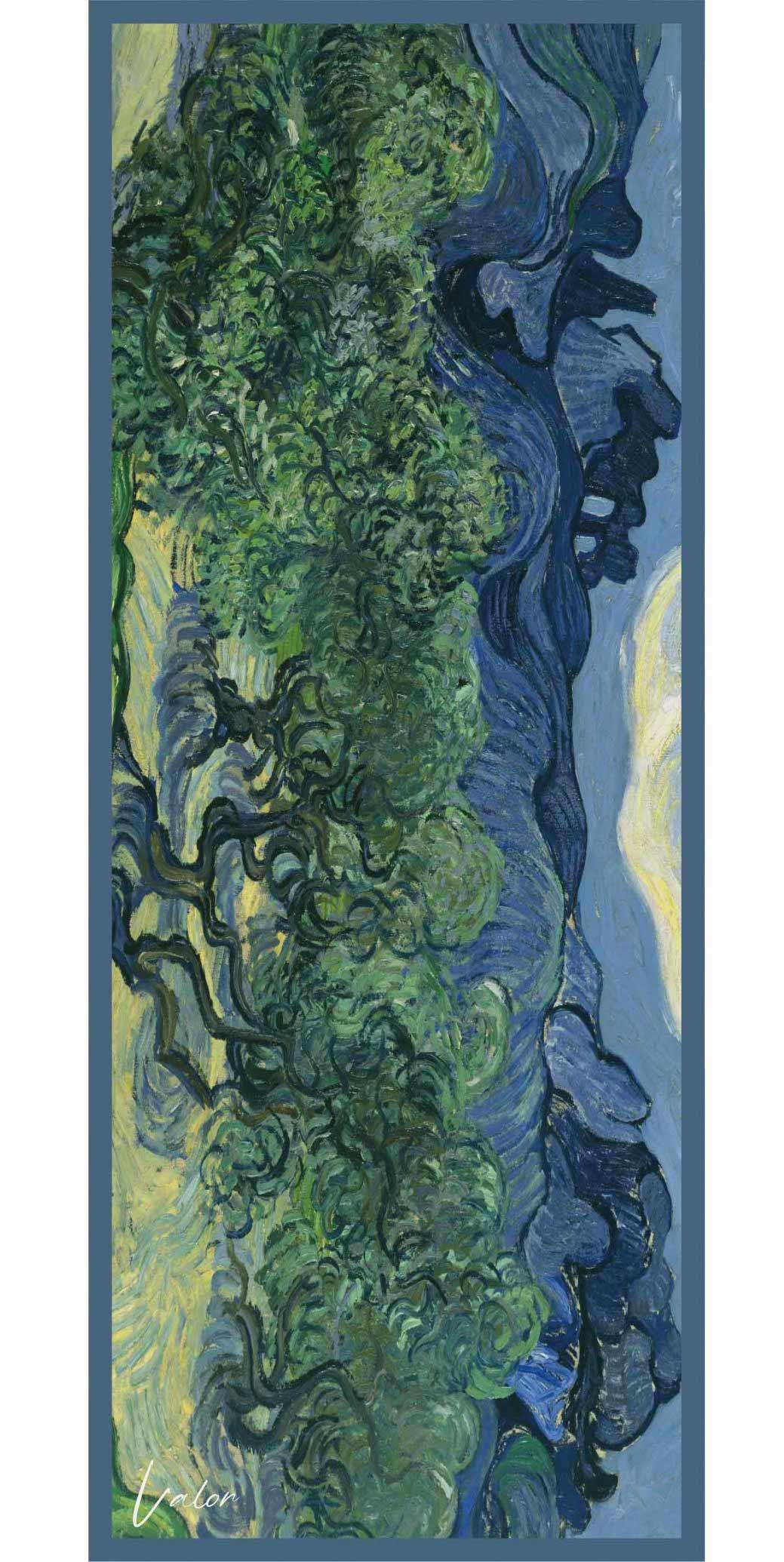 Valor Scarf Watercolor Moss Şal 07112024-2503