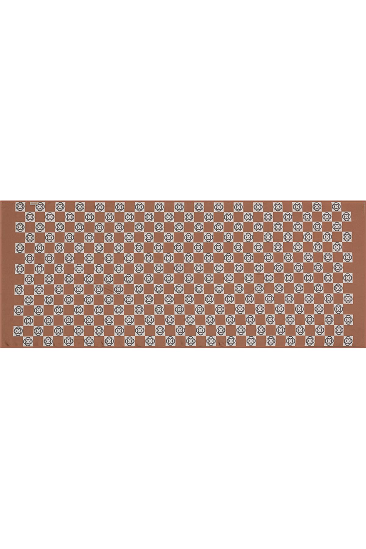 Aker Bosphorus Çift Taraflı İpek Etol Şal 8914711-933