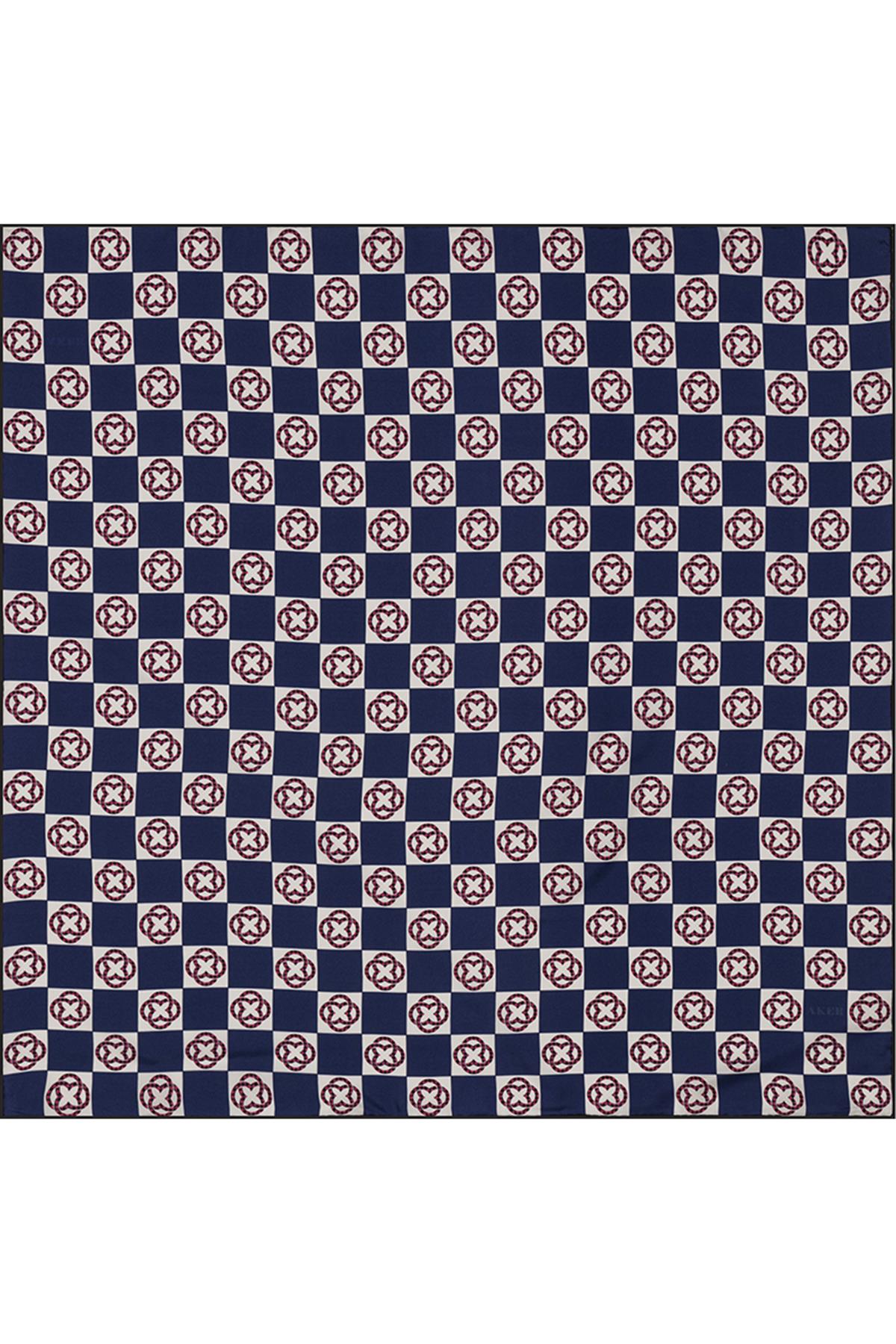 Aker Bosphorus Çift Taraflı Tivil İpek Eşarp 8914712-911