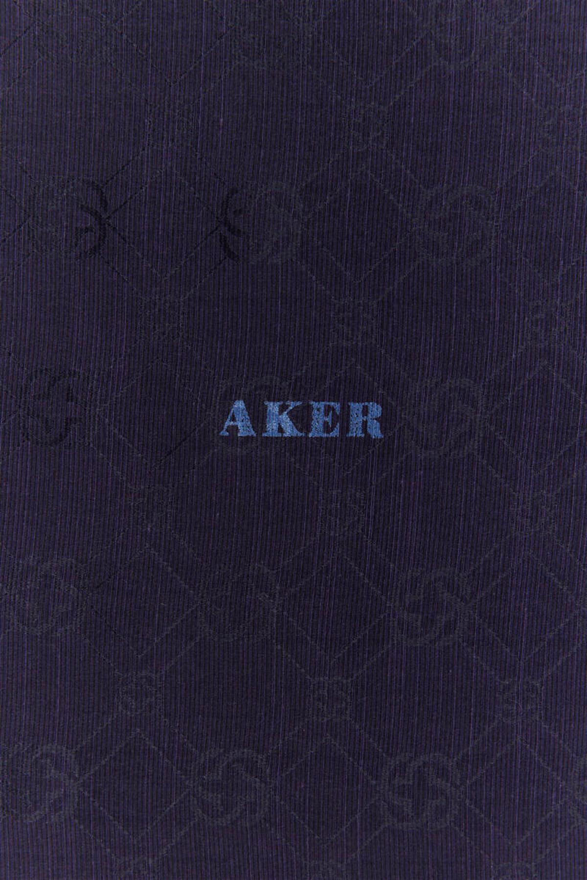 Aker Logolu İpek Koton Jakar Şal 8935977-921