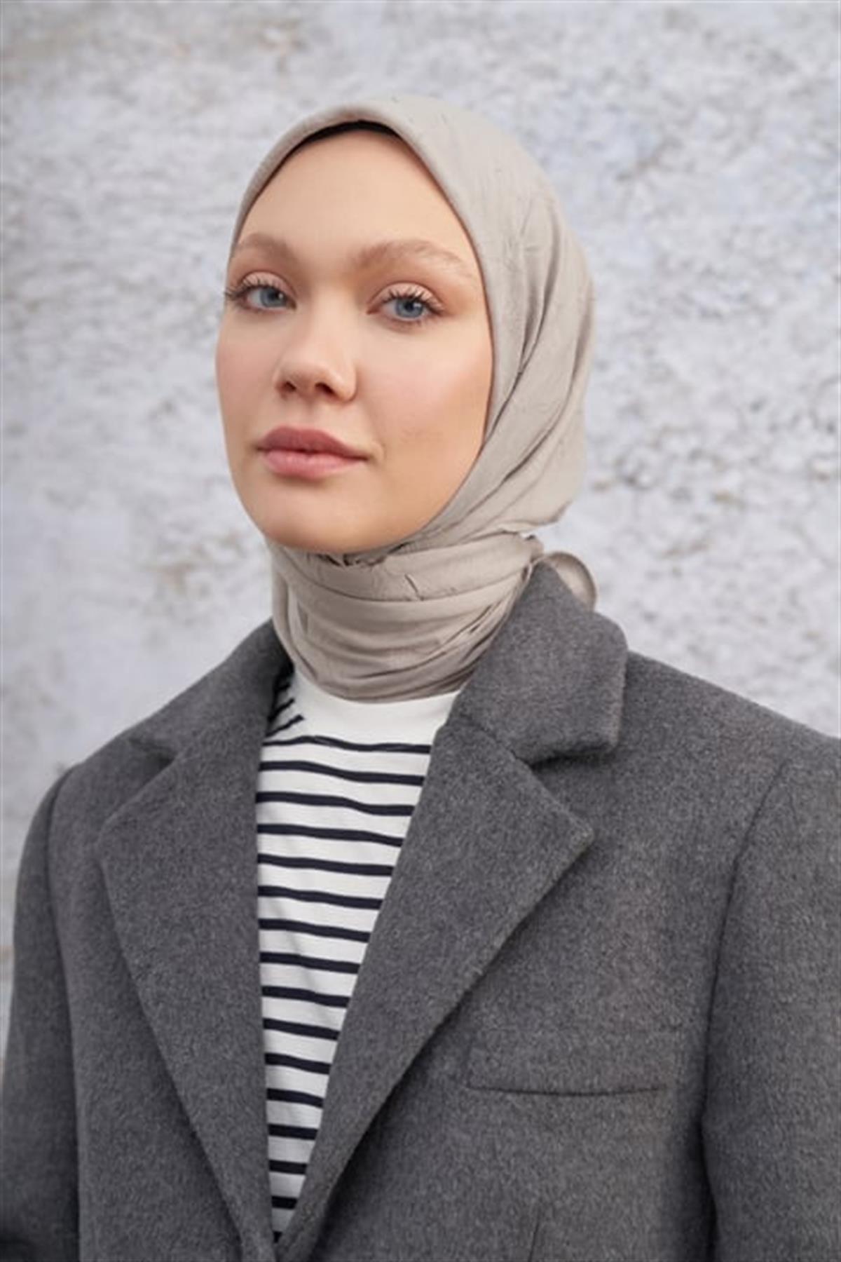 Armanda Bambu Kraş Eşarp 3286-Kum Beji