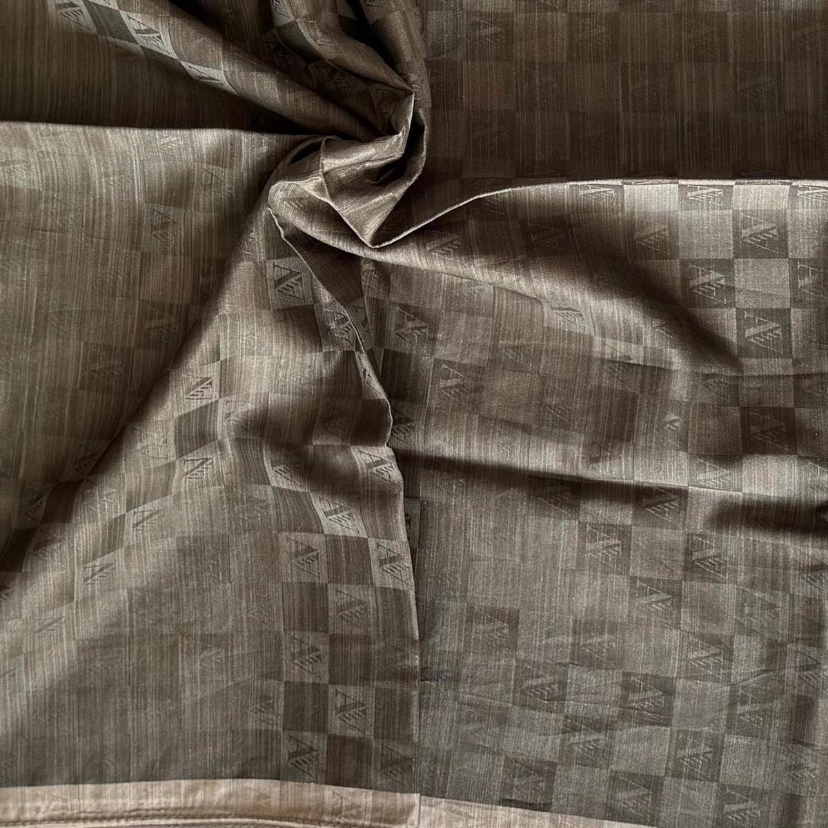 Armanda Dama Monogram Şal 3370-Haki