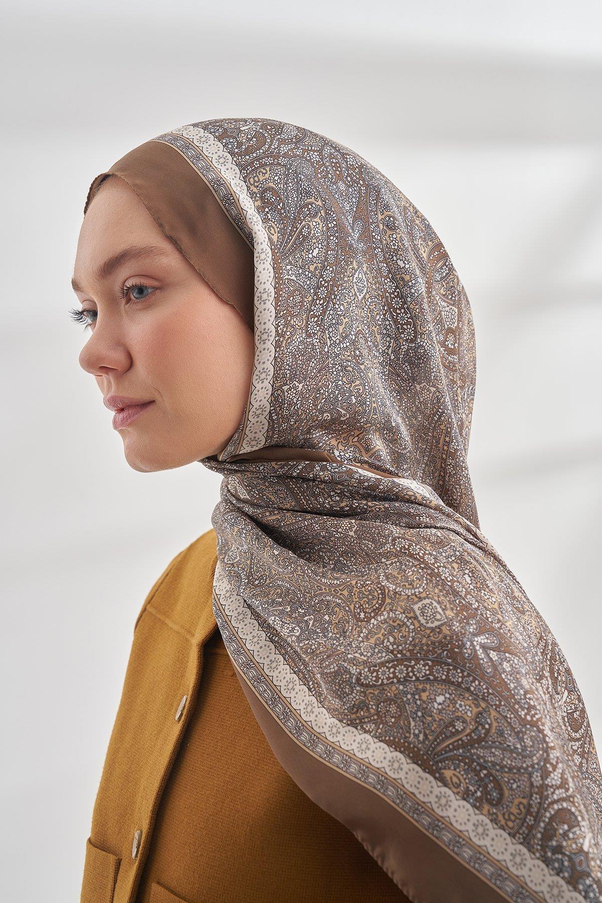 Armanda Etro Etnik Desen Şal 6036-Camel