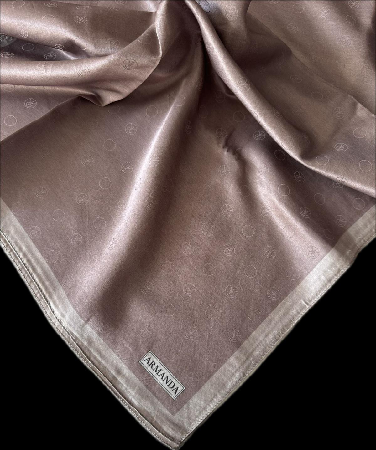 Armanda Hologram Şal 3371-Vizon