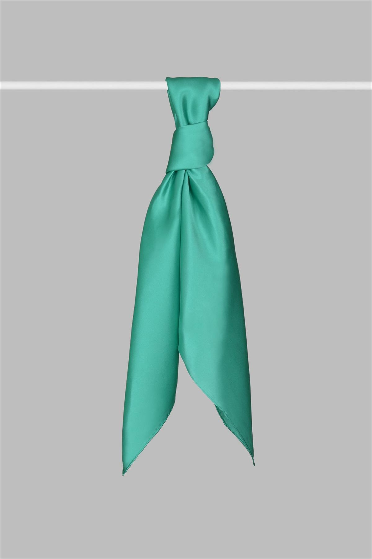 Armanda Tivil İpek Eşarp 4445-Mint Yeşili