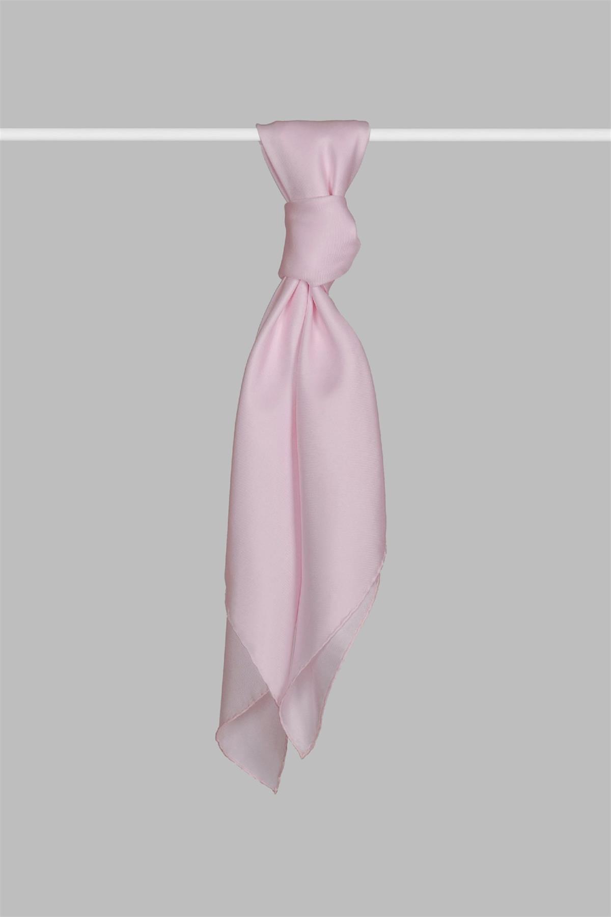 Armanda Tivil İpek Eşarp 4445-Pembe