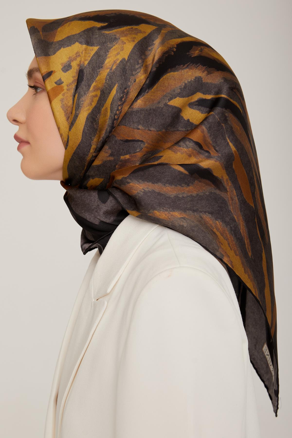 Armine İpek Saten Eşarp 8815D-09