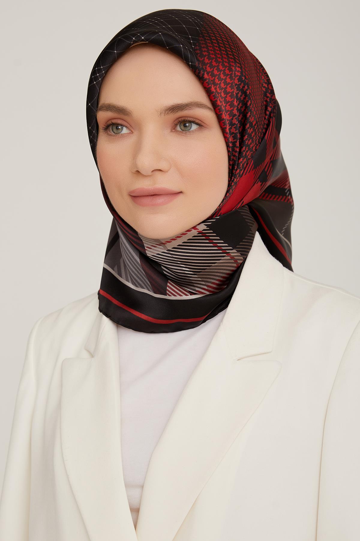 Armine İpek Saten Eşarp 8819D-02