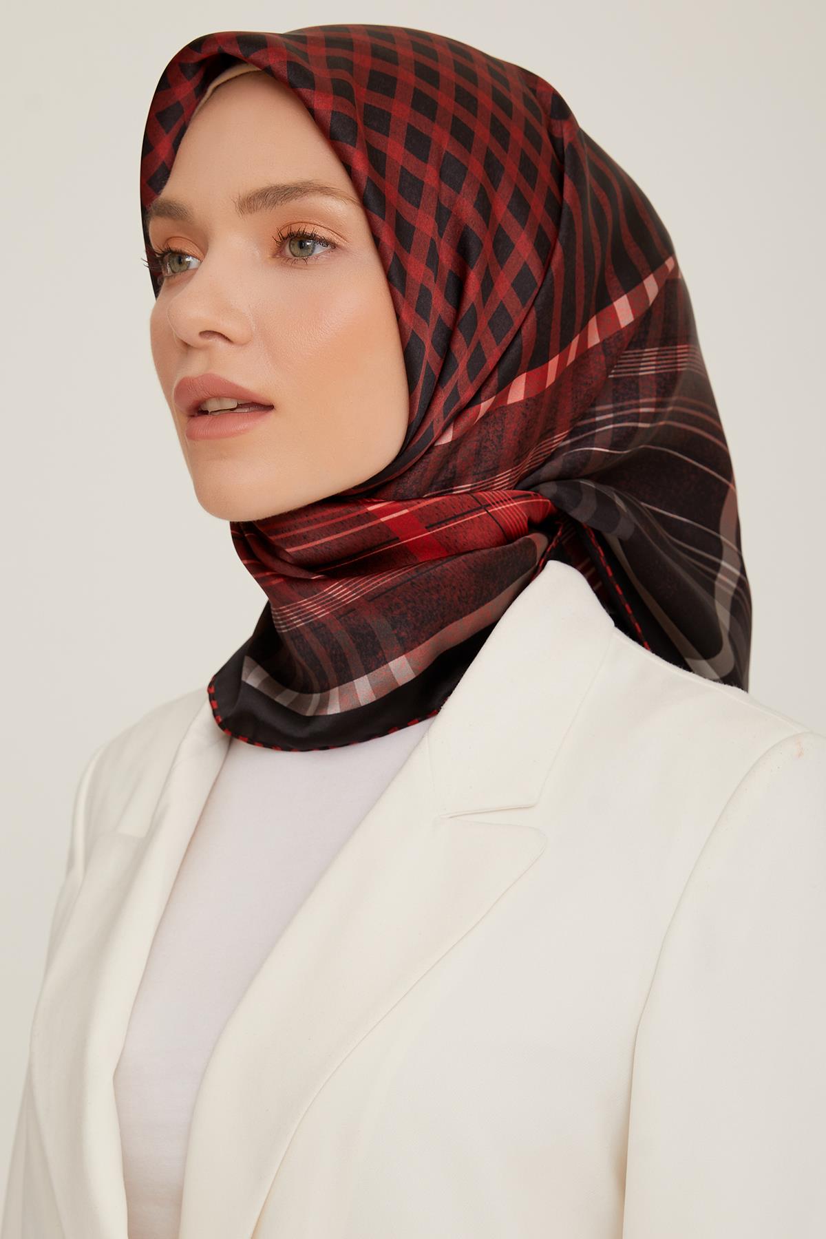 Armine İpek Saten Eşarp 8824D-01