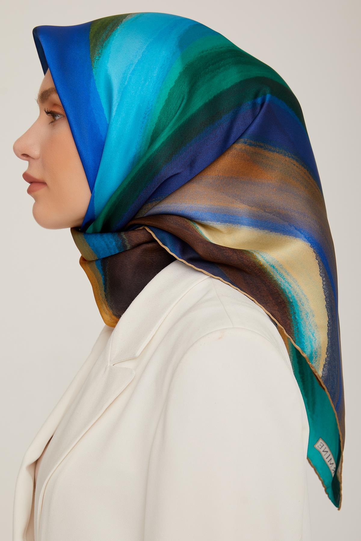 Armine İpek Saten Eşarp 8826D-04
