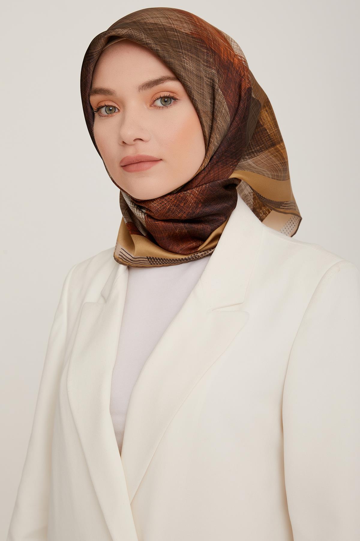 Armine İpek Saten Eşarp 8830D-04