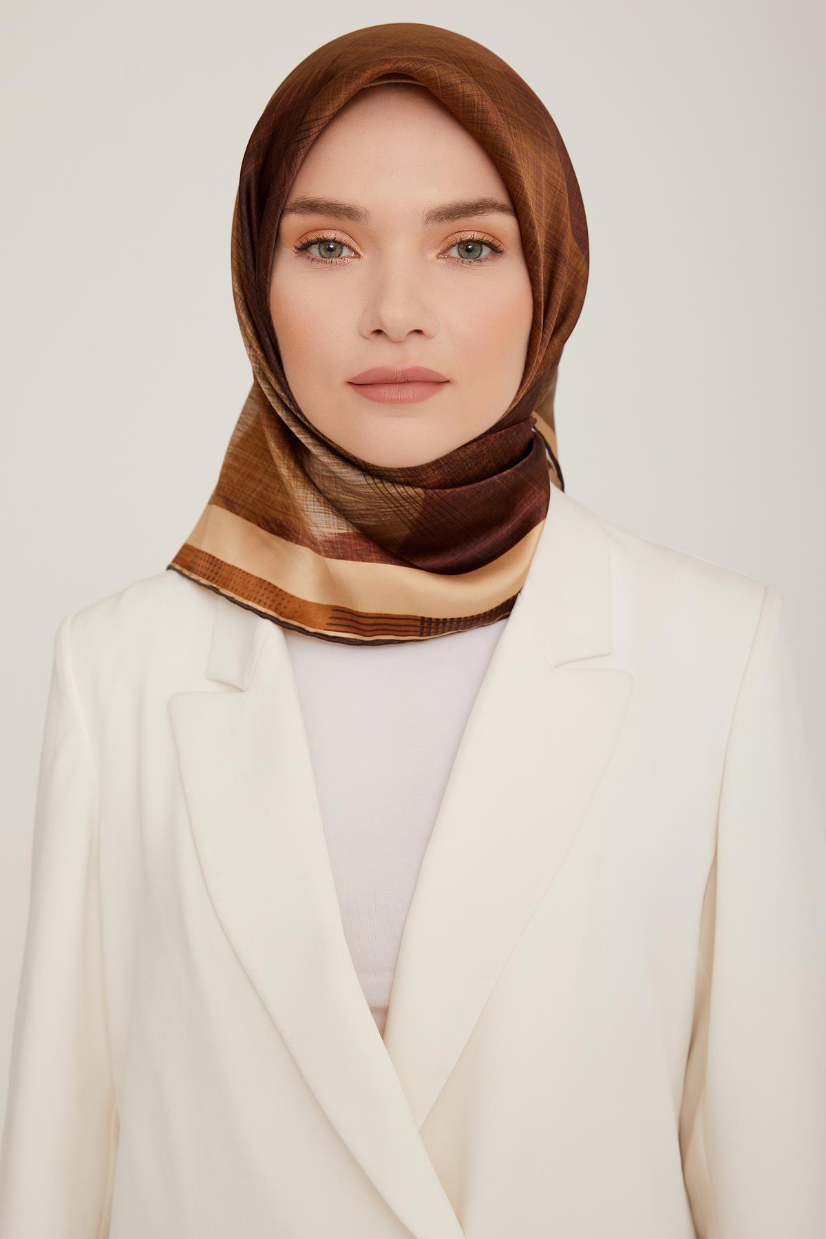 Armine İpek Saten Eşarp 8830D-09