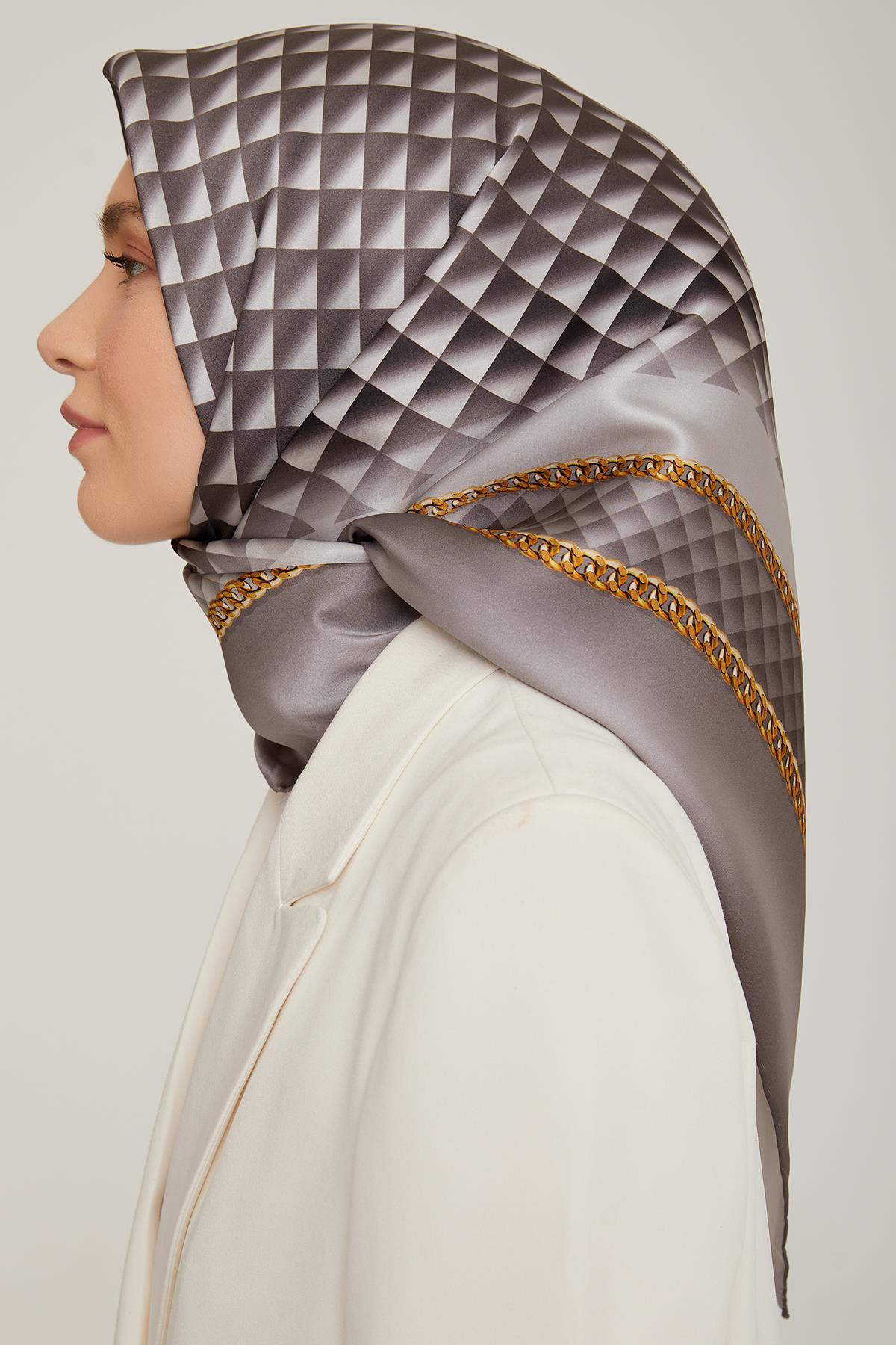 Armine İpek Saten Eşarp 8834D-34