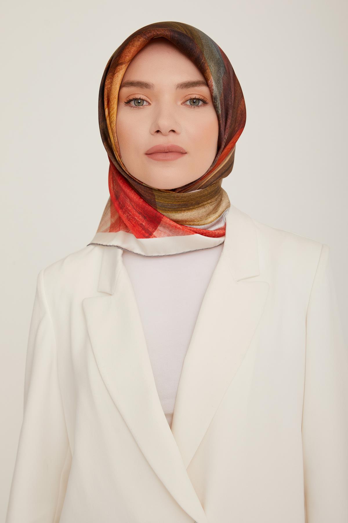 Armine İpek Saten Eşarp 8835D-35