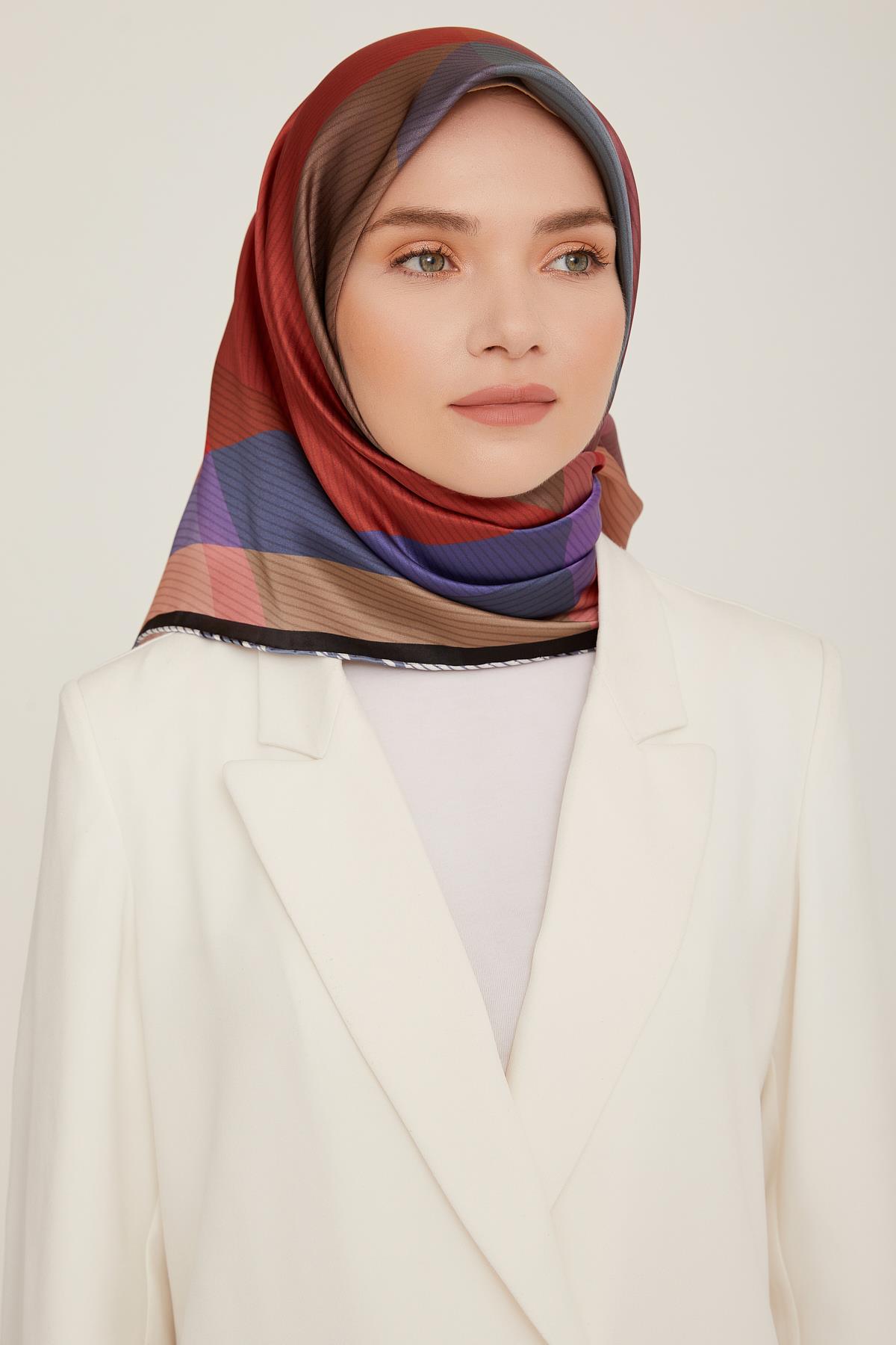 Armine İpek Saten Eşarp 8836D-33