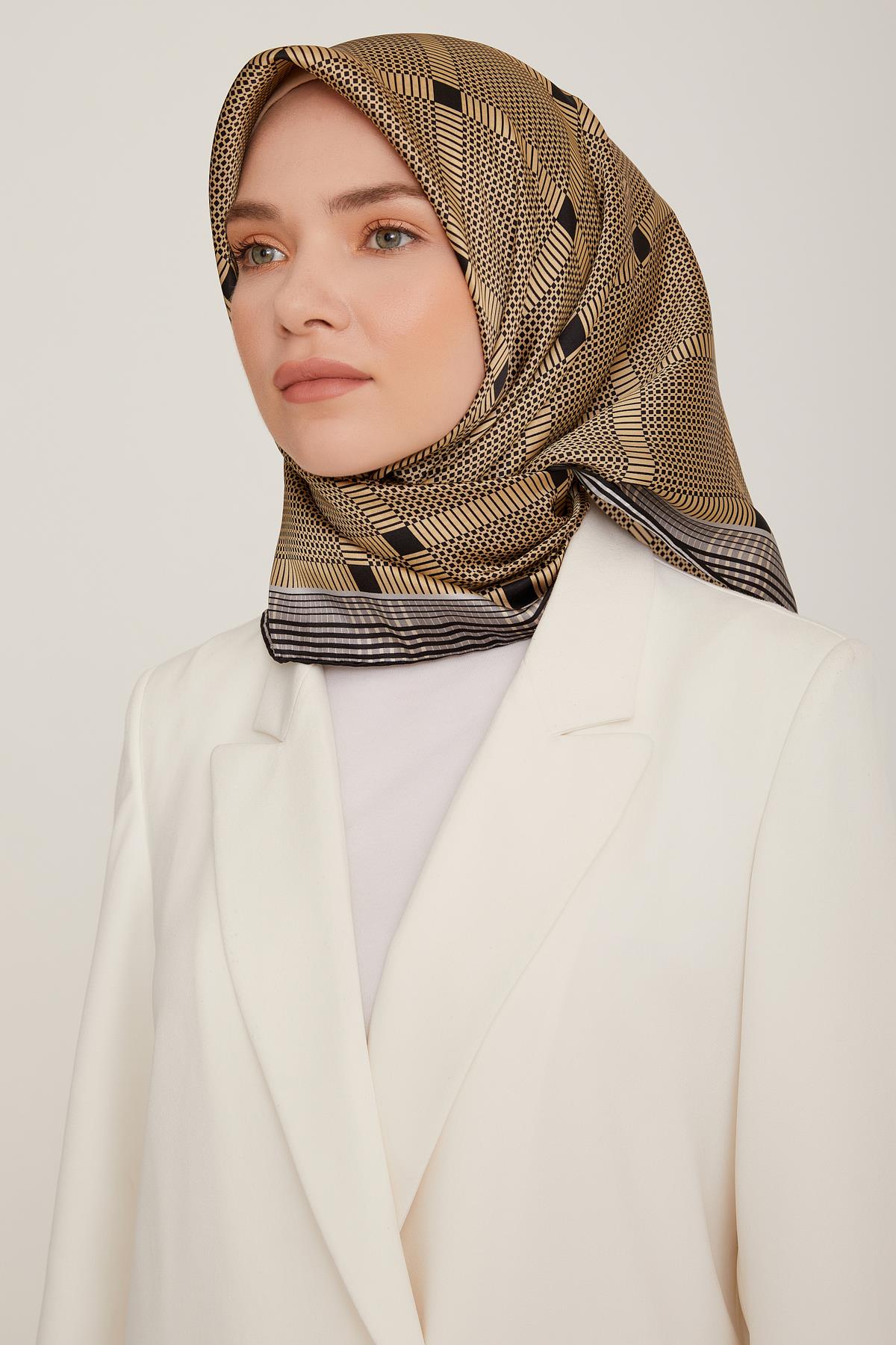 Armine İpek Saten Eşarp 8838D-35